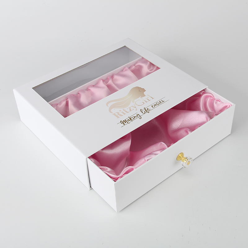 Cajas de peluca con logotipo personalizado para extensiones de cabello con caja de embalaje de extensión de cabello de lujo con logotipo
