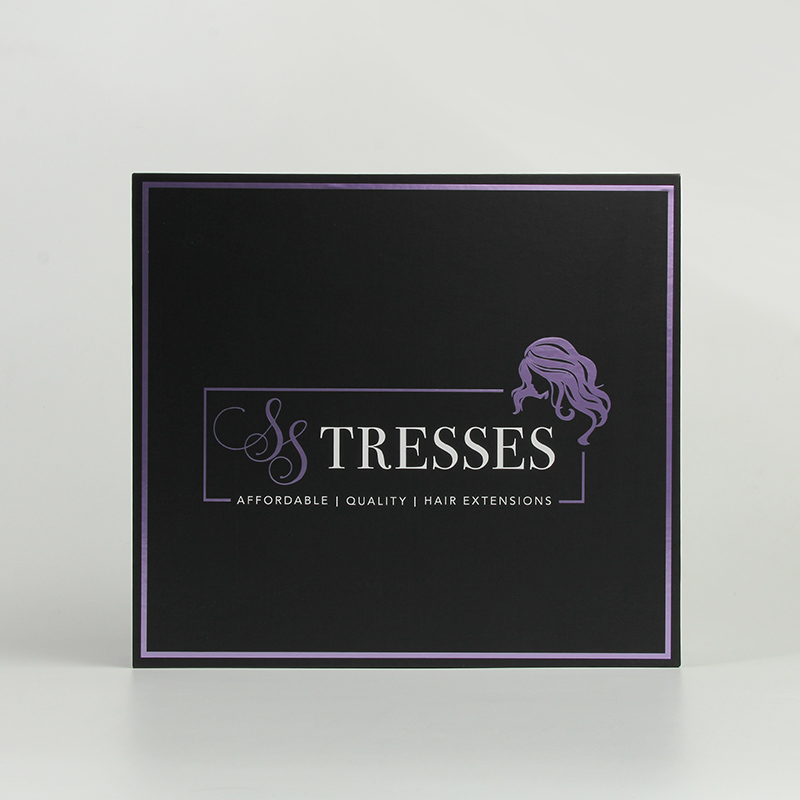 Cajas para pelucas Embalaje con logotipo personalizado Caja para pelucas Caja para el cabello