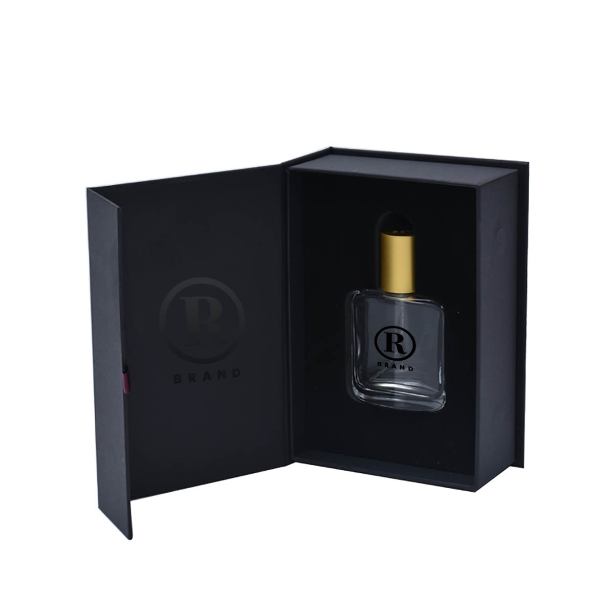Caja de empaquetado del perfume de la cartulina de las cajas de regalo del logotipo de encargo del diseño único 