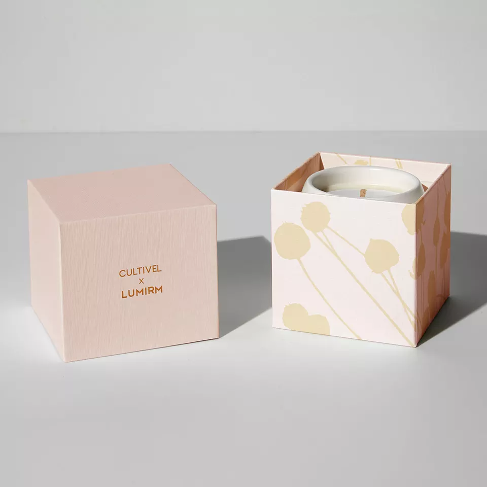 Caja de embalaje de regalo de cartón de velas de lujo Cajas de embalaje de velas 