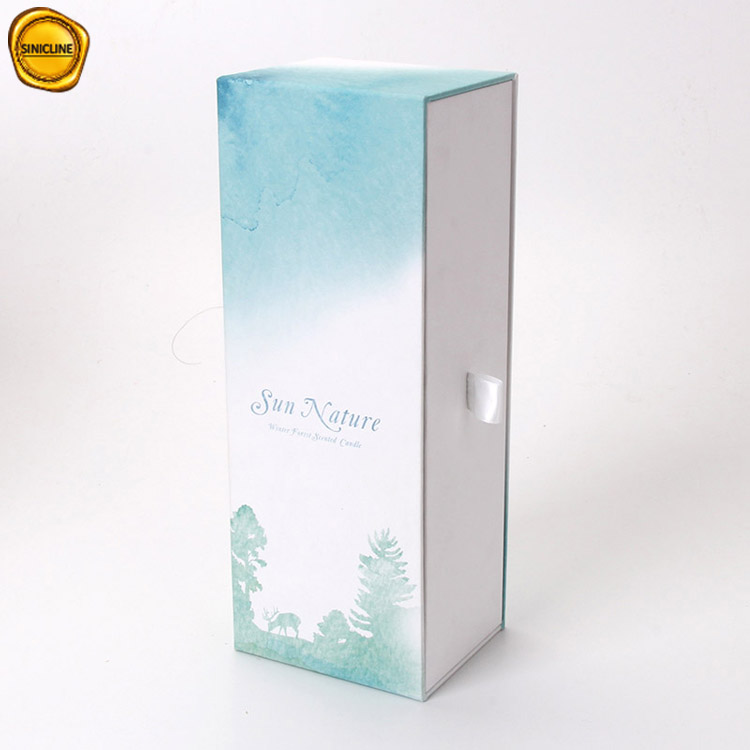 El tarro de la vela del regalo de empaquetado de lujo encajona la caja de vela de papel rígida del logotipo del diseño de lujo de encargo