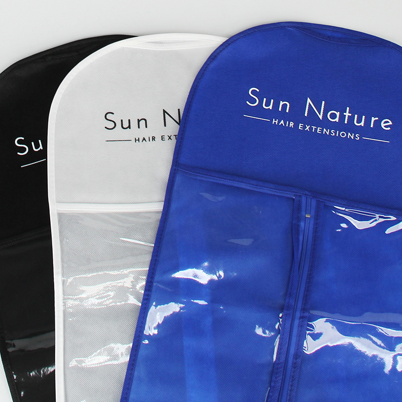 Bolsas de embalaje de impresión personalizada para productos para el cabello Bolsa para el cabello Bolsa de almacenamiento para pelucas